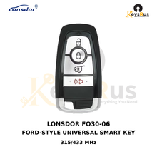 Original Lonsdor FO30-06 Ford-style universal smart key product image, Keysrus
