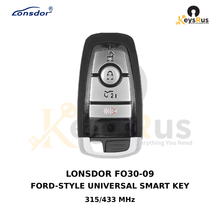 Original Lonsdor FO30-09 Ford-style universal smart key product image, Keysrus