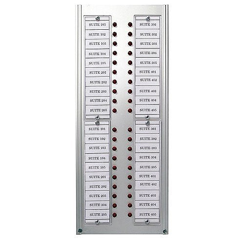Mircom EC-240A – Central Monitoring Panel 40 LED Annunciator Panel with Directory