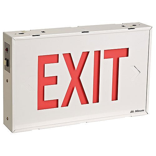 Mircom EL-100SR – Steel LED Emergency Exit Sign