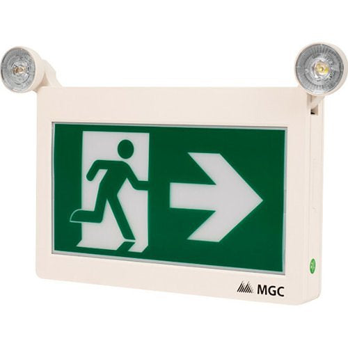 Mircom ELRM-180-2RC – LED Running Man Sign with Adjustable Twin Spot LED Lights, Remote Capable – view 3
