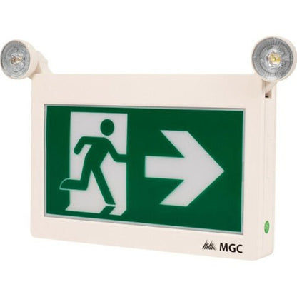 Mircom ELRM-180-2RC – LED Running Man Sign with Adjustable Twin Spot LED Lights, Remote Capable – view 4