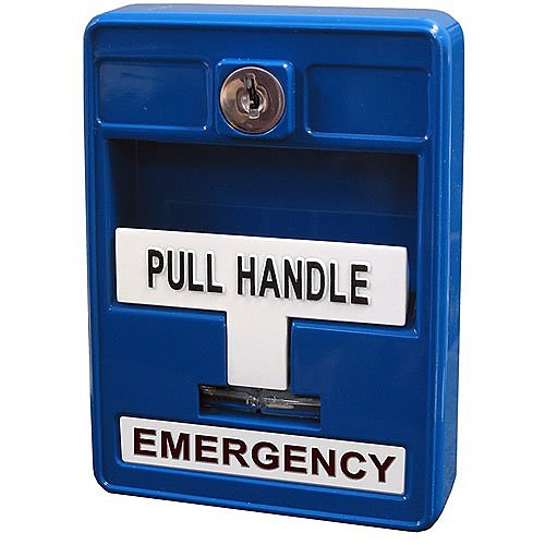 Mircom MS-703U – Single Action Emergency Manual Station with Form "C" Contacts, Blue