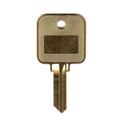 SC4 Large Head Key Blank – 6-Pin – Brass – C Section – Uncut for Schlage-Compatible Locks