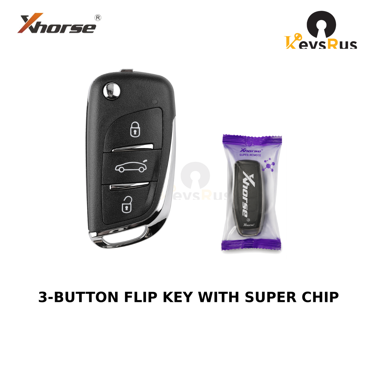 Xhorse XEDS01EN 3-button universal flip key