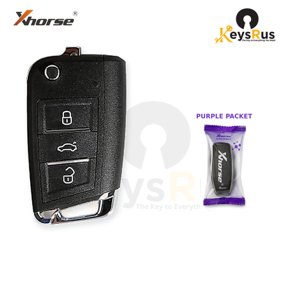 Xhorse XEMQB1EN packaging view - purple packet - Keysrus second image
